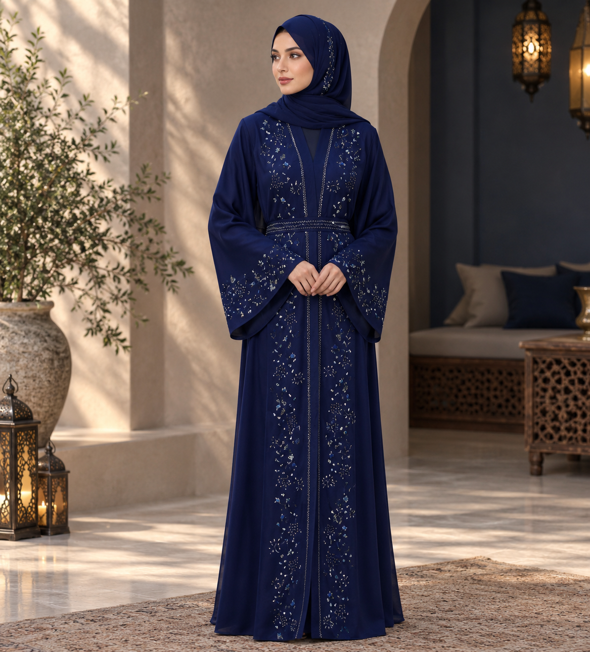 Elegent Astun Abaya